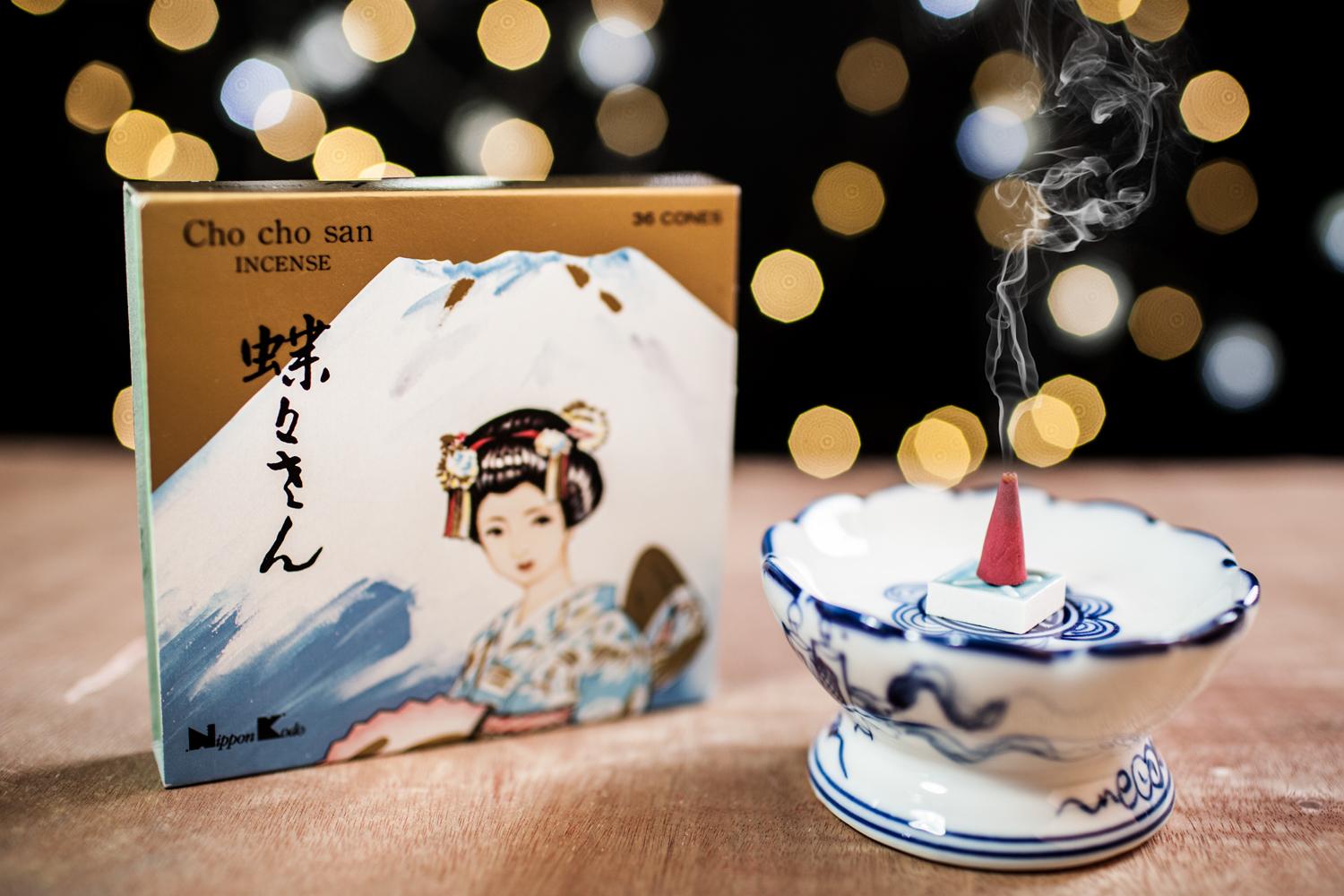 Japanese incense - 4 kinds incense corns Cho cho san