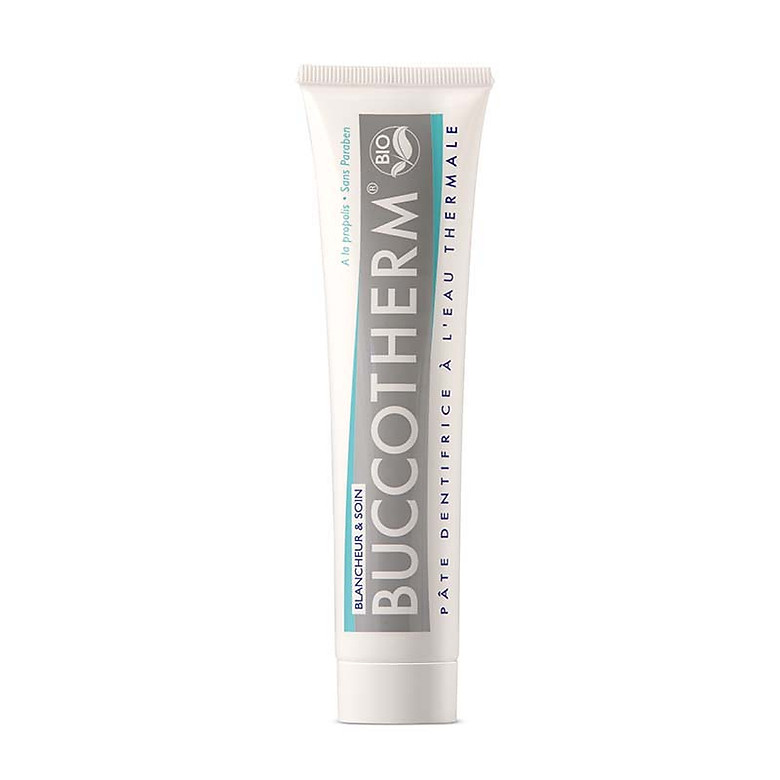 Kem đánh răng hữu cơ trắng răng vị bạc hà Buccotherm 75ml