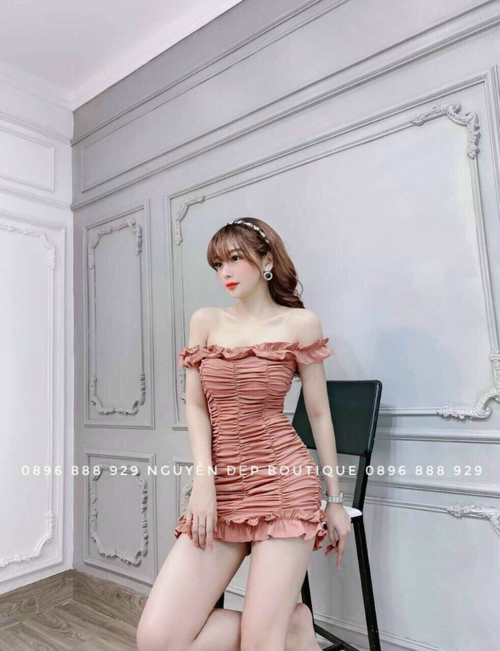 Đầm Body Nhúng Dây Rút 2 Bên tt0920