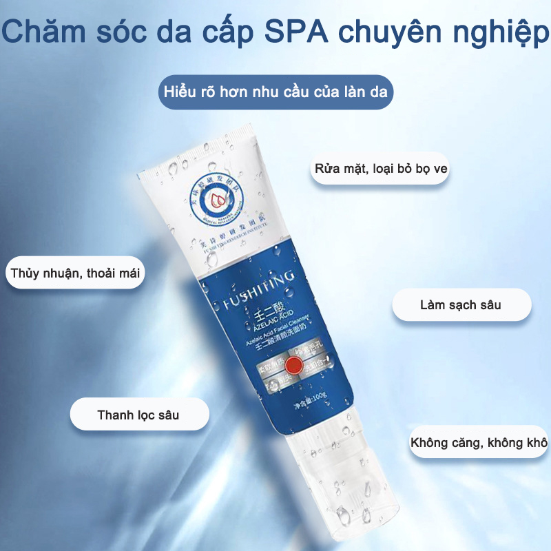 【💯Hàng thật】Sữa rửa mặt FUSHITING Azelaic Acid 100g