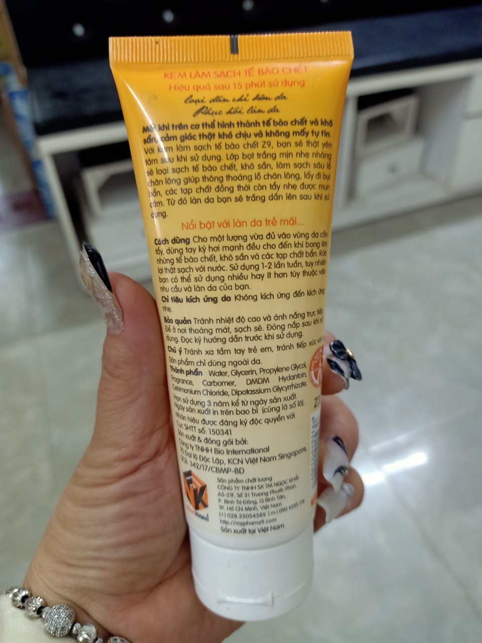 Exfoliating cream Z9 (tube 80g)