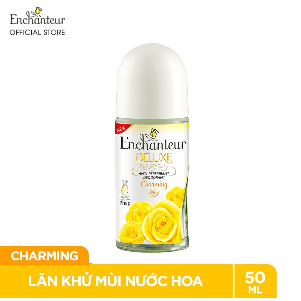 [HCM]Lăn khử mùi hương nước hoa Enchanteur Charming dưỡng trắng vùng da dưới cánh tay 50ml