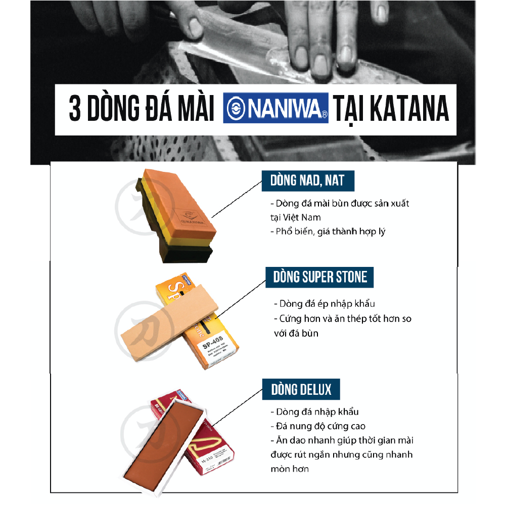 Đá mài trung Naniwa Nhật Bản #2000 SUPER SP 420 (210x70x10)