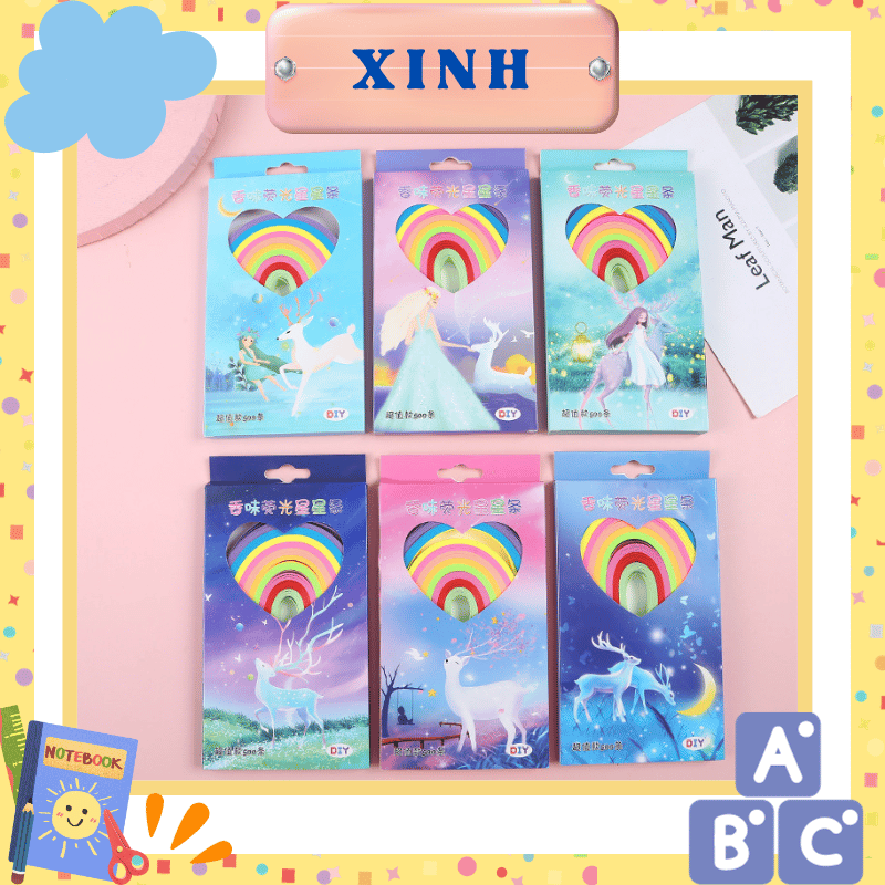 Giấy gấp ngôi sao, giấy xếp sao 440 tờ có mùi thơm nhẹ