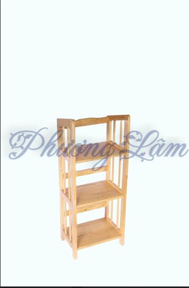 KỆ SÁCH GỖ KỆ ĐA NĂNG 3 TẦNG 40CM