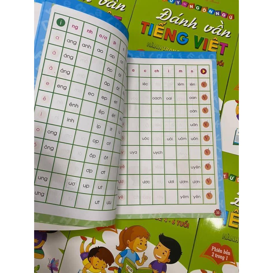 Combo Tập Đánh Vần Tiếng Việt Cho Bé Từ 4-6 Tuổi