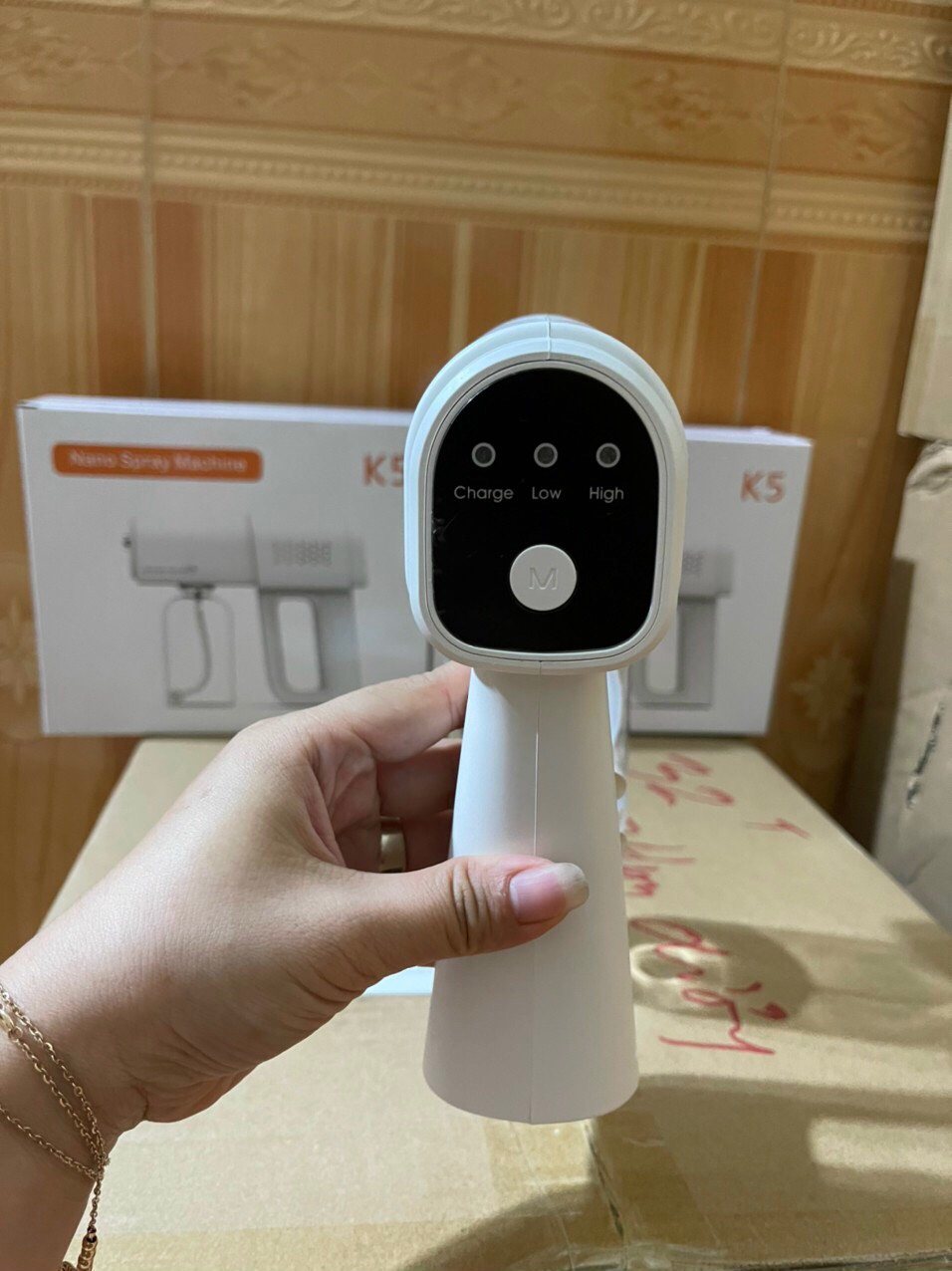 Máy phun xịt khuẩn nano cồn K5