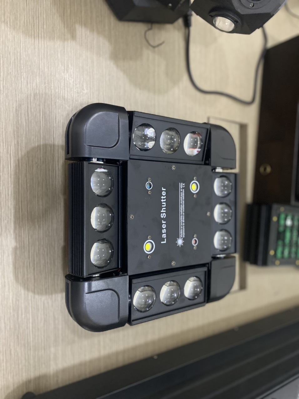 12 square led moving headlight & laser