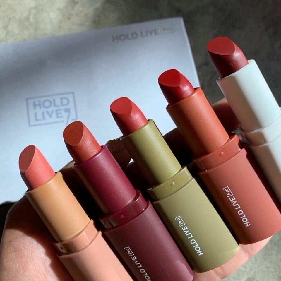 Set 5 Cây Son Sáp Lì Hold Live Mousse Lipstick siêu đẹp