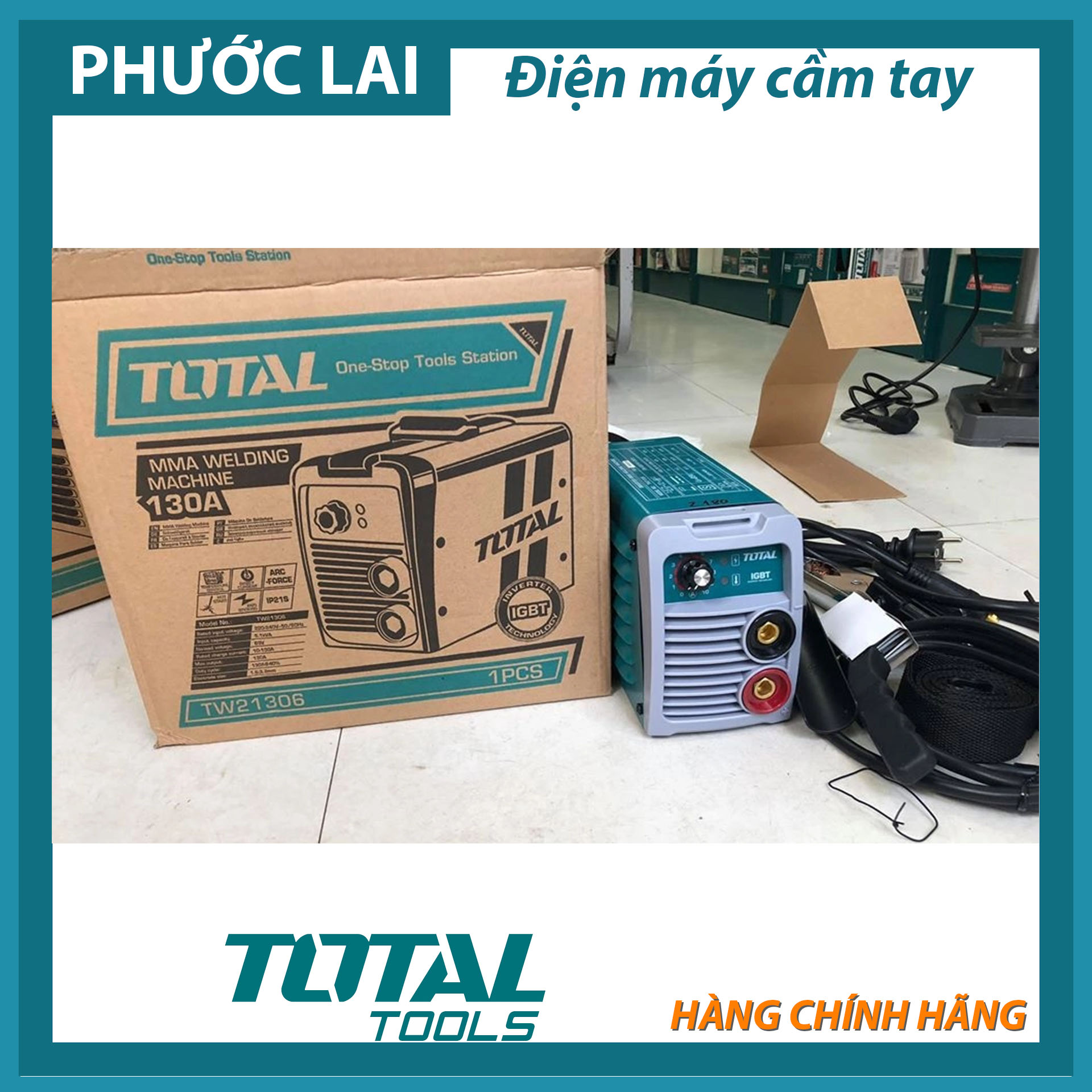 130A Máy hàn MMA Inverter Total TW21306