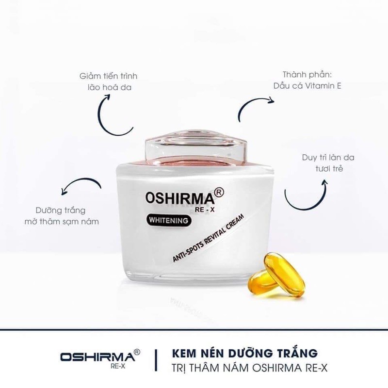 Kem Oshirma ReX Mờ Thâm Nám Tàn Nhang