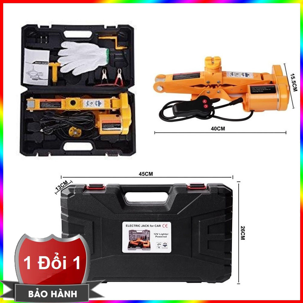 Bộ kích gầm ô tô 12V - Con Đội Điện Nâng Gầm xe hơi