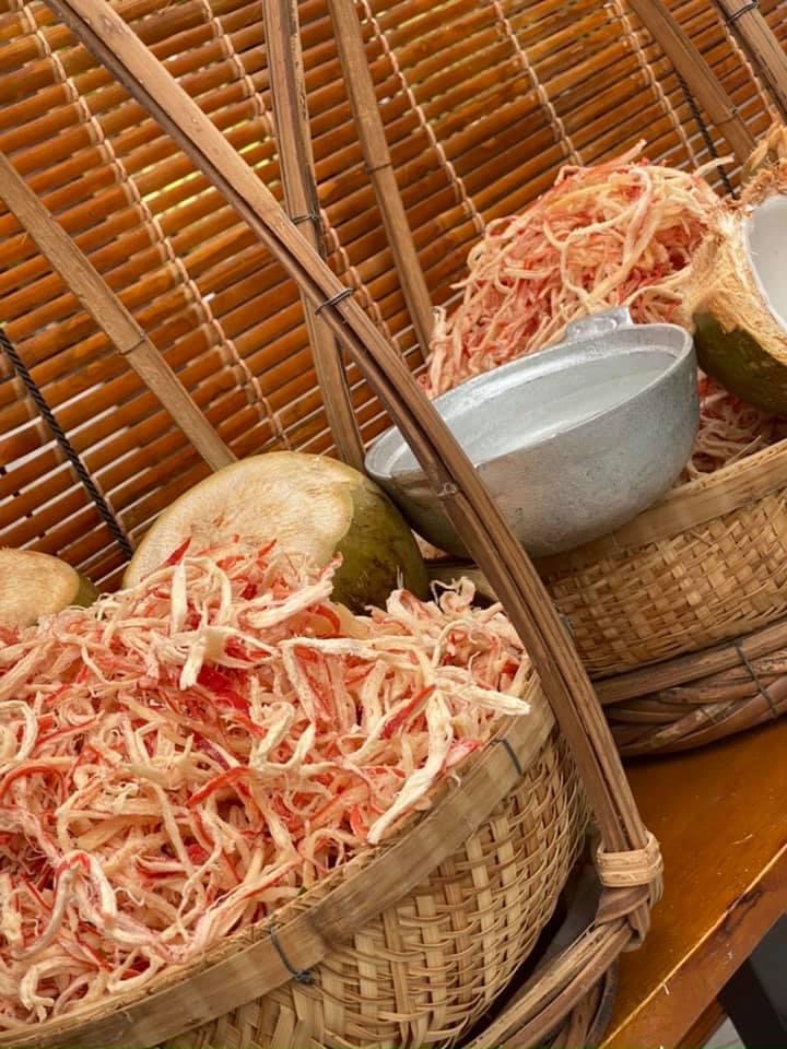 🦑🦑 Mực sợi hấp nước dừa 🦑🦑hủ 300gr🦑🦑 món nhậu