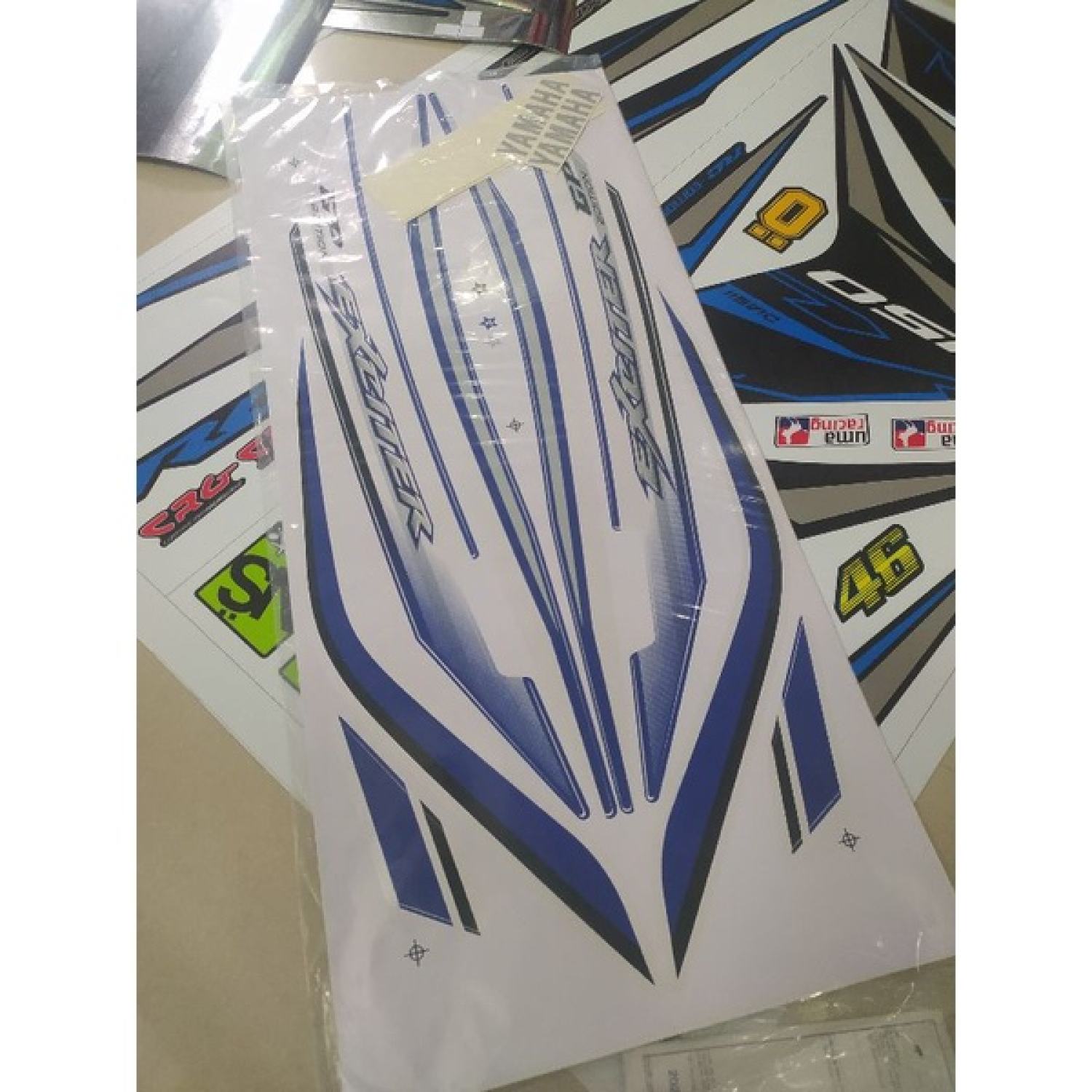 Tem Rời Exciter 135 Zin 2014 Xanh Trắng Gp