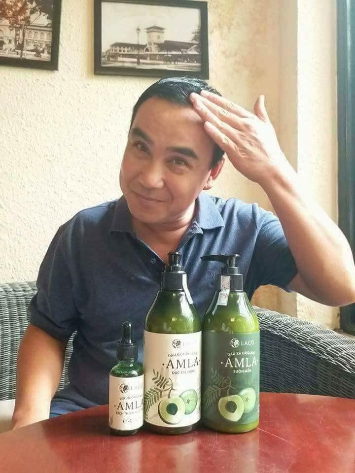 Set Dầu gội Organic Amla - (gội, xả, tinh chất dưỡng tóc)