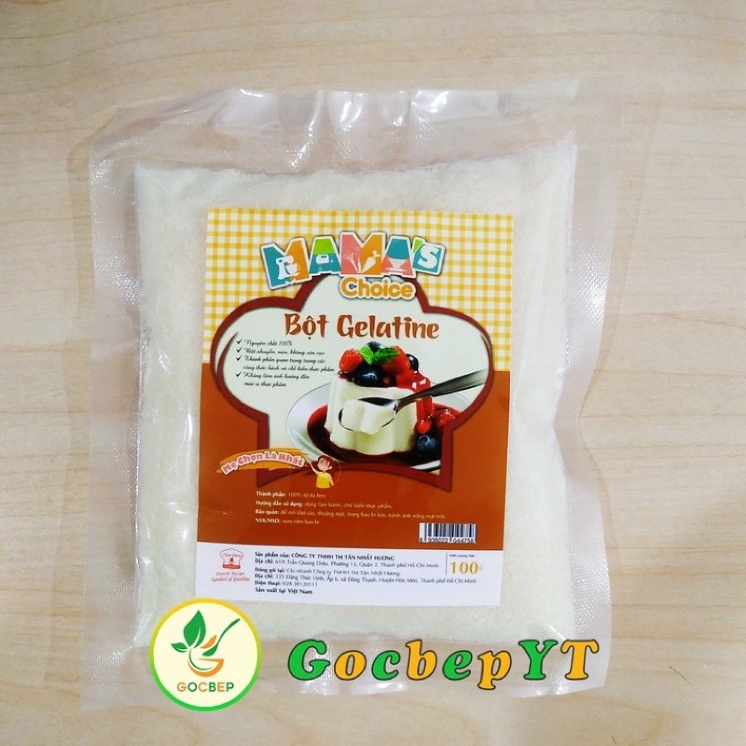 Bột ɡelatine 100gr Mamachoice