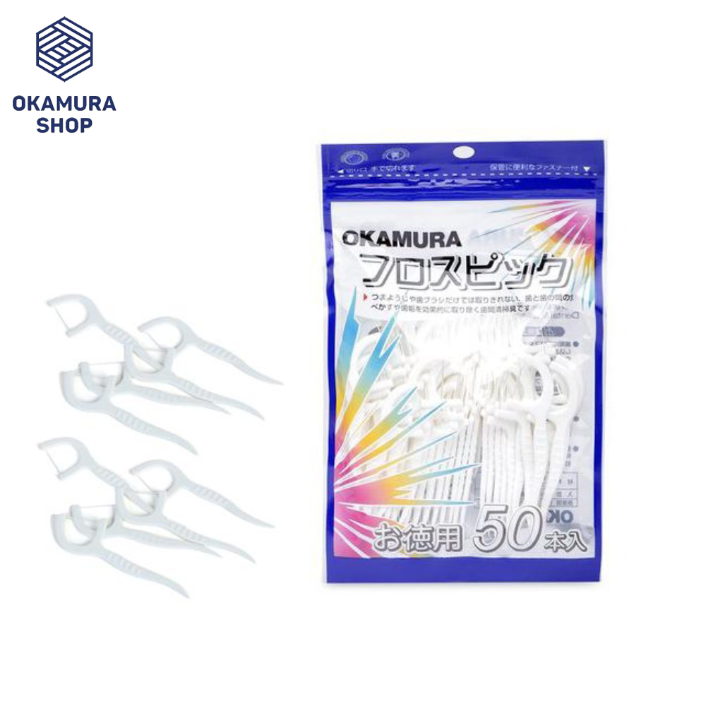 [HCM]Tăm chỉ nha khoa Okamura 50P