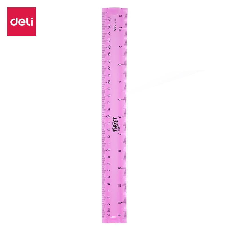 Thước dẻo nhiều màu 30 cm 6209 (Deli)