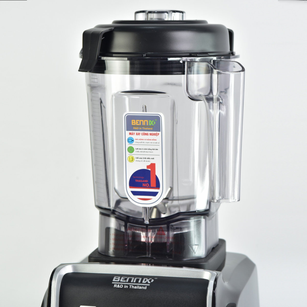 Máy xay công nghiệp Bennix BN-206BL chuyên dụng cho cửa hàng, nhà hàng, công suất 2200W
