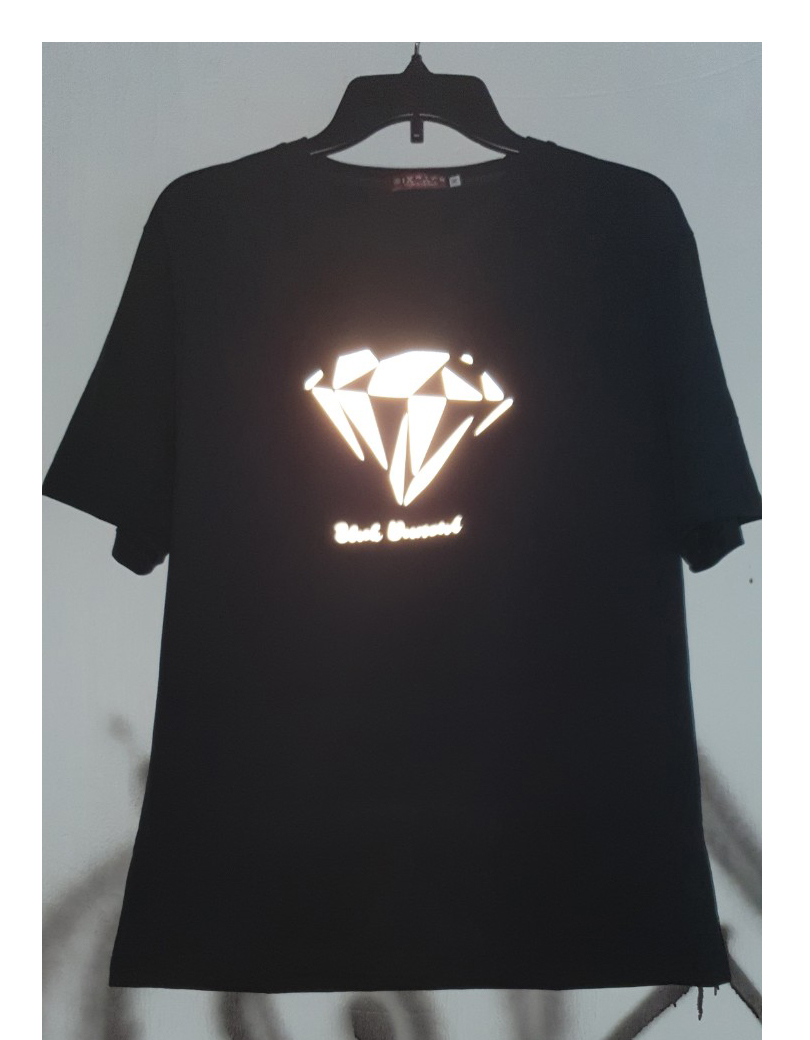 Áo thun Stee Phản quang BLACK DIAMOND Unisex