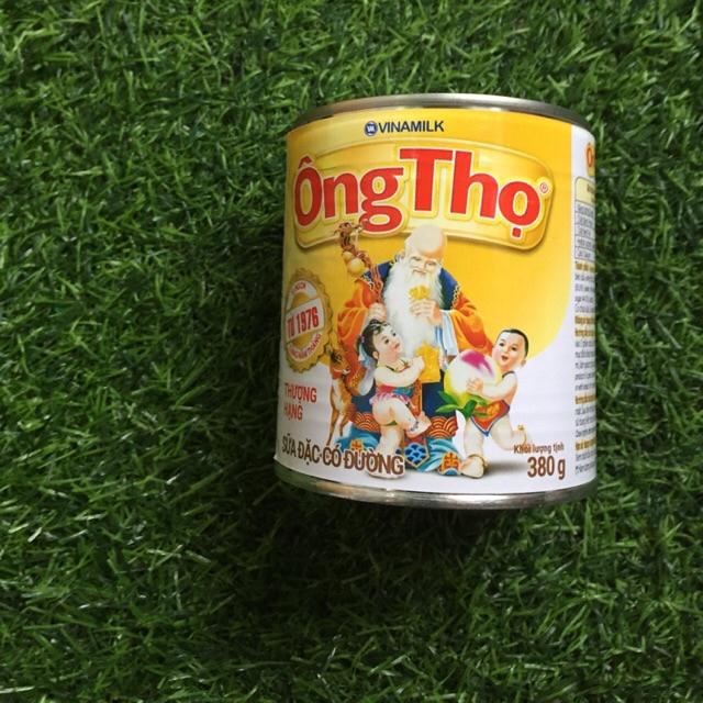 Sữa đặc Ông Thọ lon trắng đỏ có đường 380g