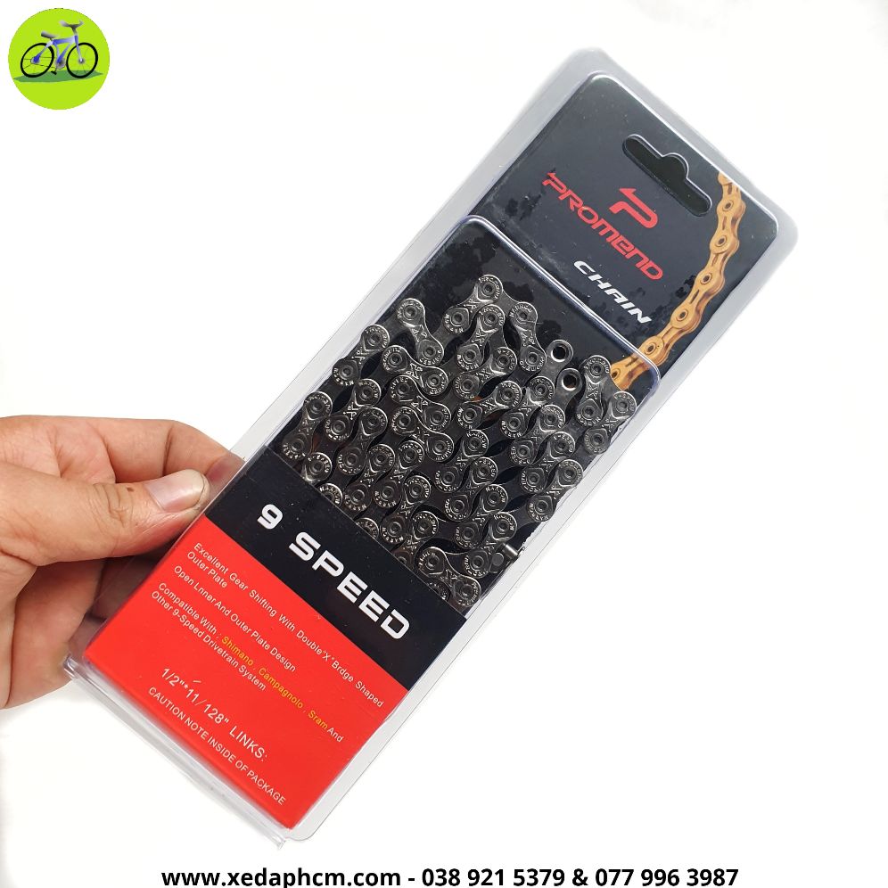 [HCM]Sên xích xe đạp Promend 9 speed - Dùng cho líp 9 tầng