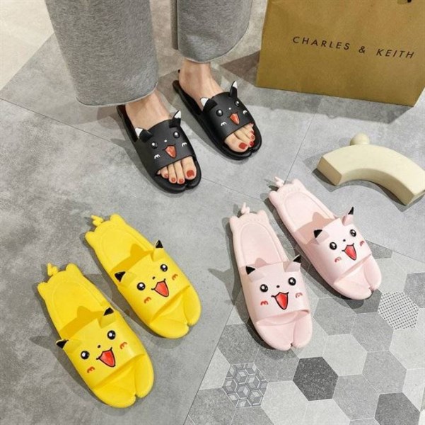 Dép Pikachu đi trong nhà- chọn lên 1 size