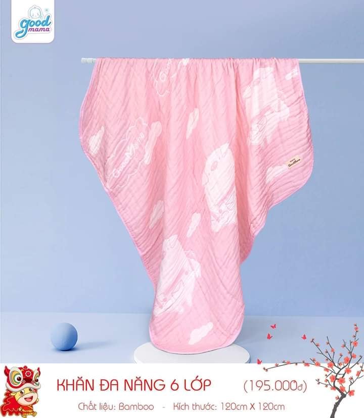 KHĂN TẮM ĐA NĂNG 6 LỚP GOODMAMA