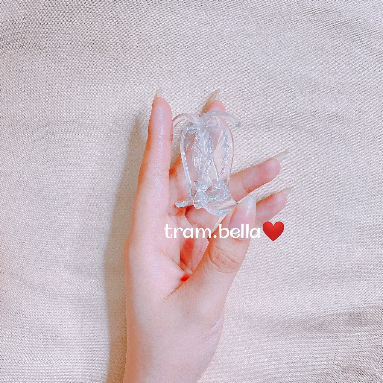 Vỉ kẹp tóc càng cua 3 răng nhiều màu - Trâm Bella