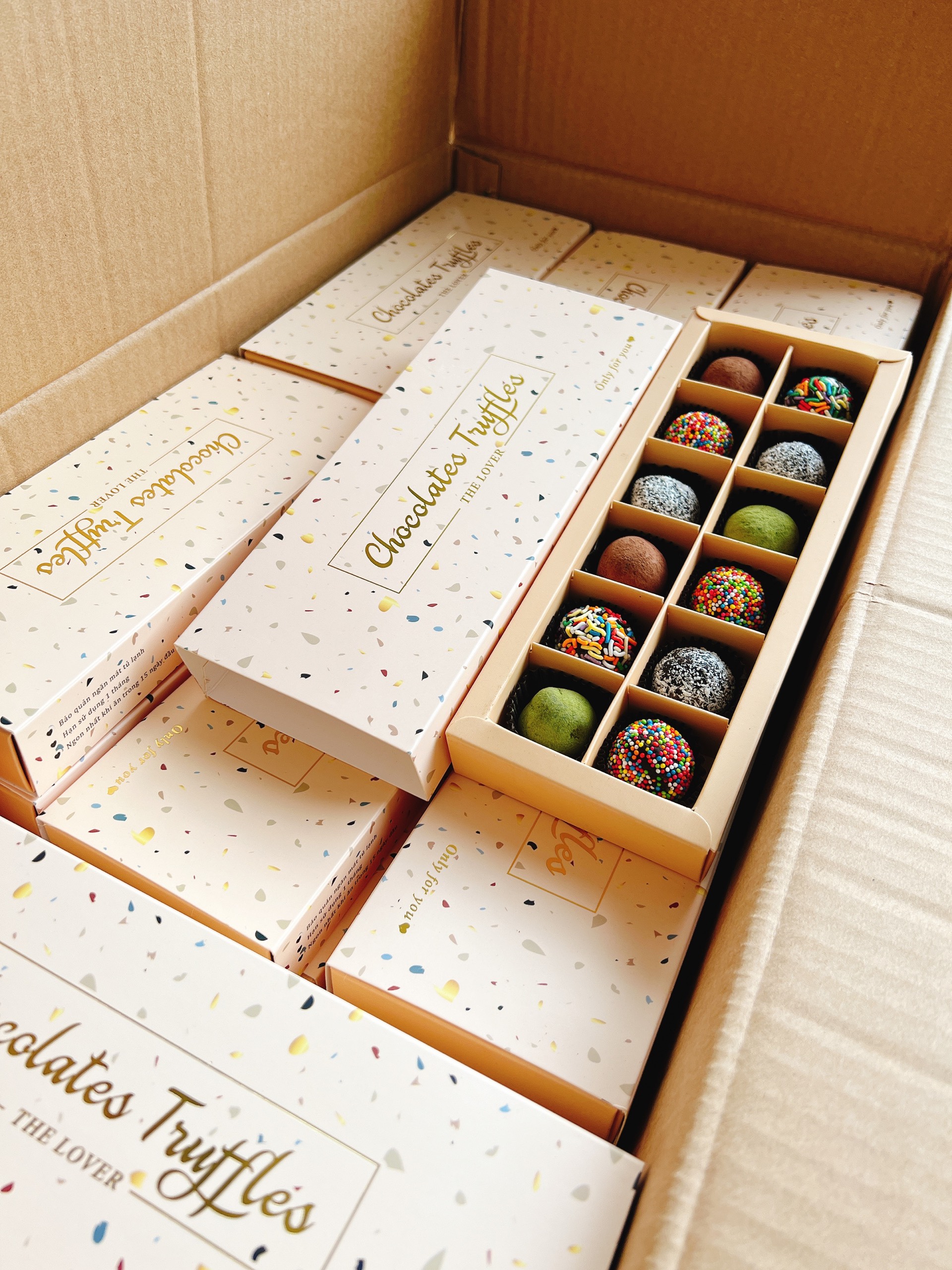 (Sẵn hàng) Socola Valentine Chocolate Truffles Mẫu Mới, Siêu Đẹp
