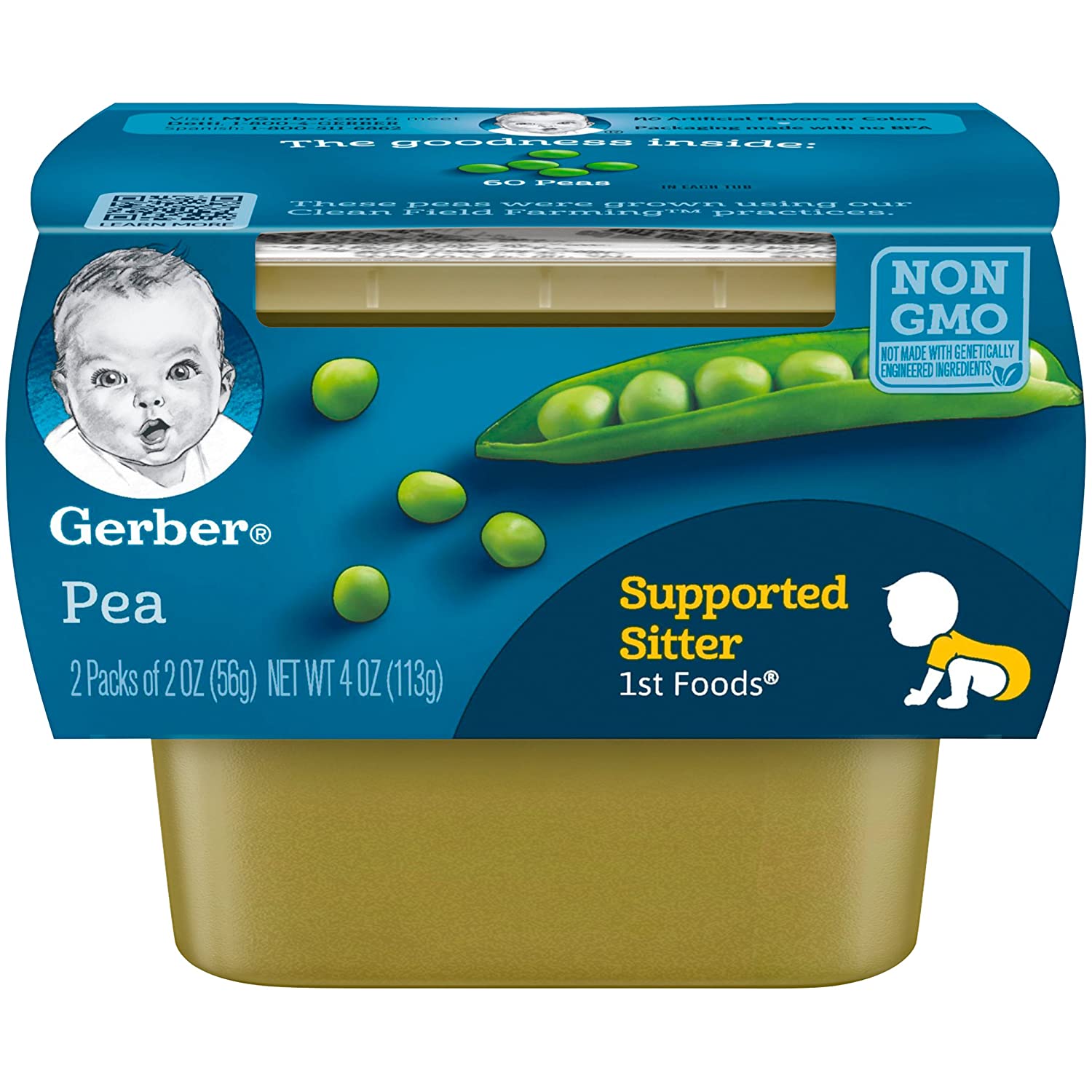 (Tách lẻ)Trái cây rau củ nghiền cho bé Gerber (date mới)