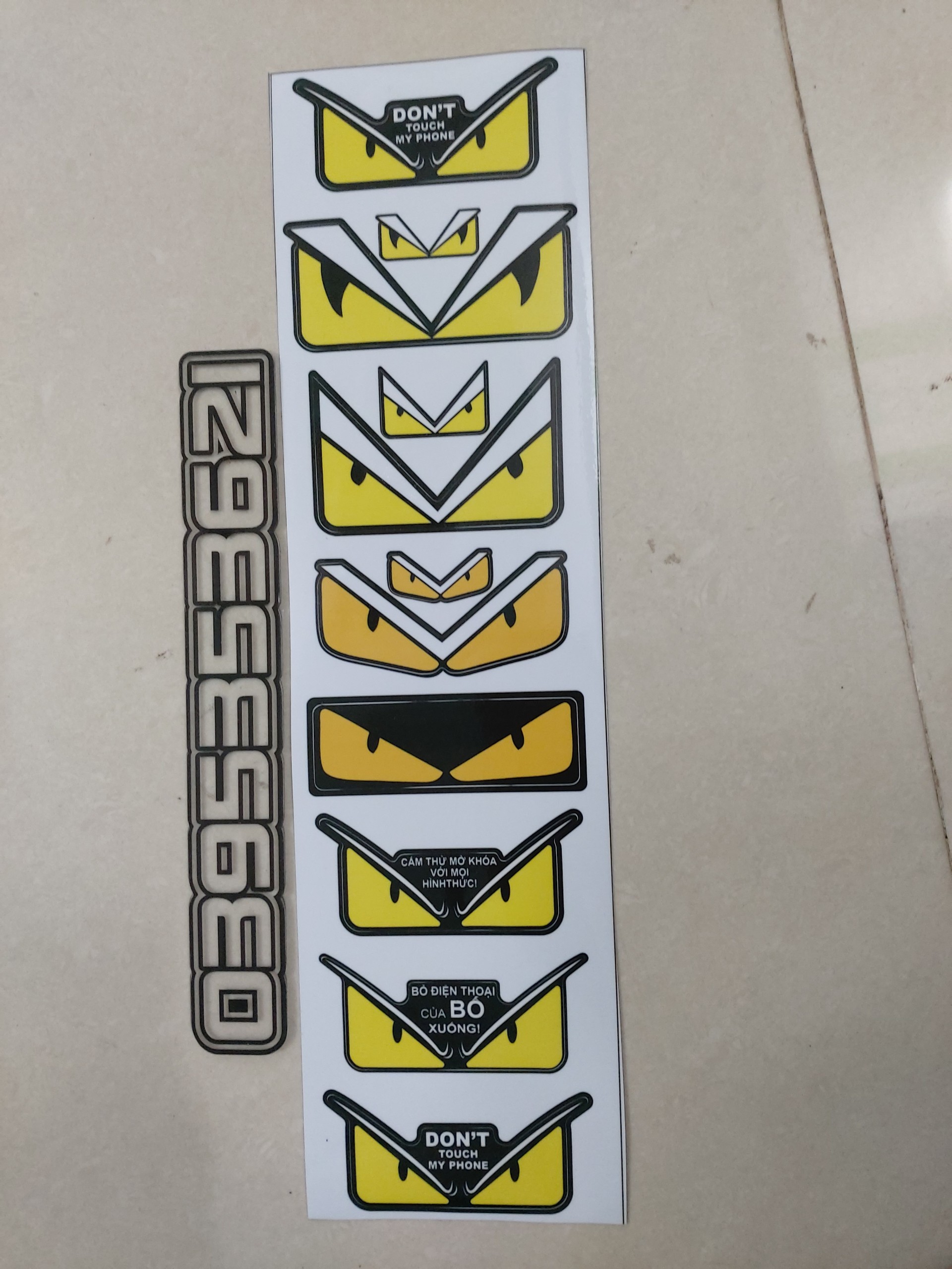 [HCM]Combo logo 11 cặp mắt cú