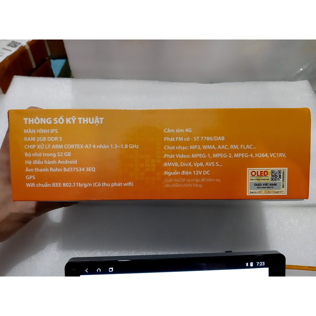 màn hình androi OLED C2 ( NEW ) CHO XE HƠI