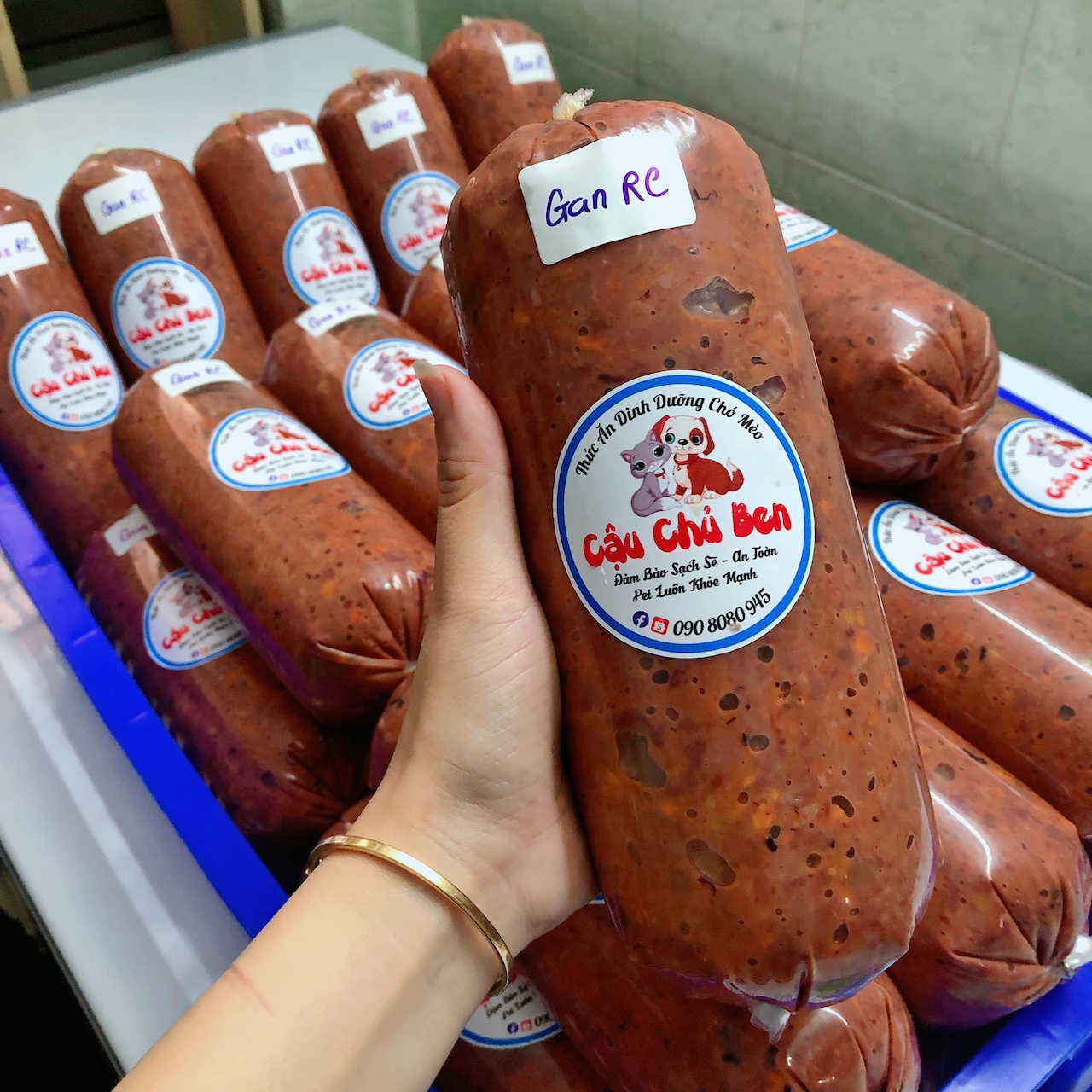 GAN GÀ XAY RAU CỦ - Chất béo và chất xơ