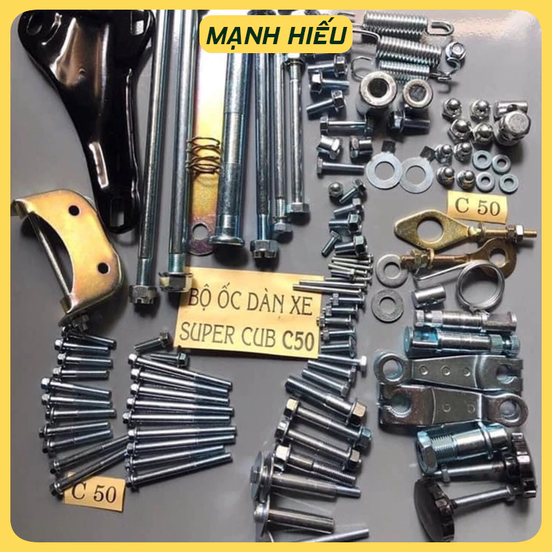 Full bộ ốc dàn xe SUPER CUP C50