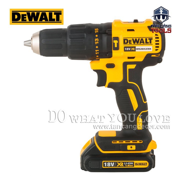 [Trả góp 0%] Máy Khoan Vặn Vít Dùng Pin DeWalt 18V DCD778D2-B1 ( 2 Pin 2.0Ah + 1 Sạc DCB112 )