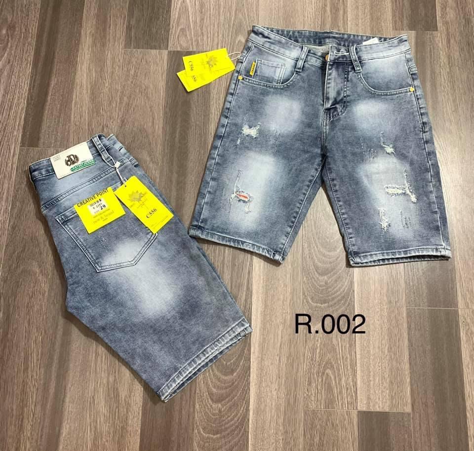 quần short jean nam cao cấp có rách