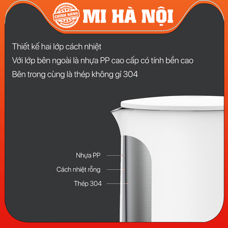 Ấm đun nước siêu tốc Xiaomi Mijia 1A