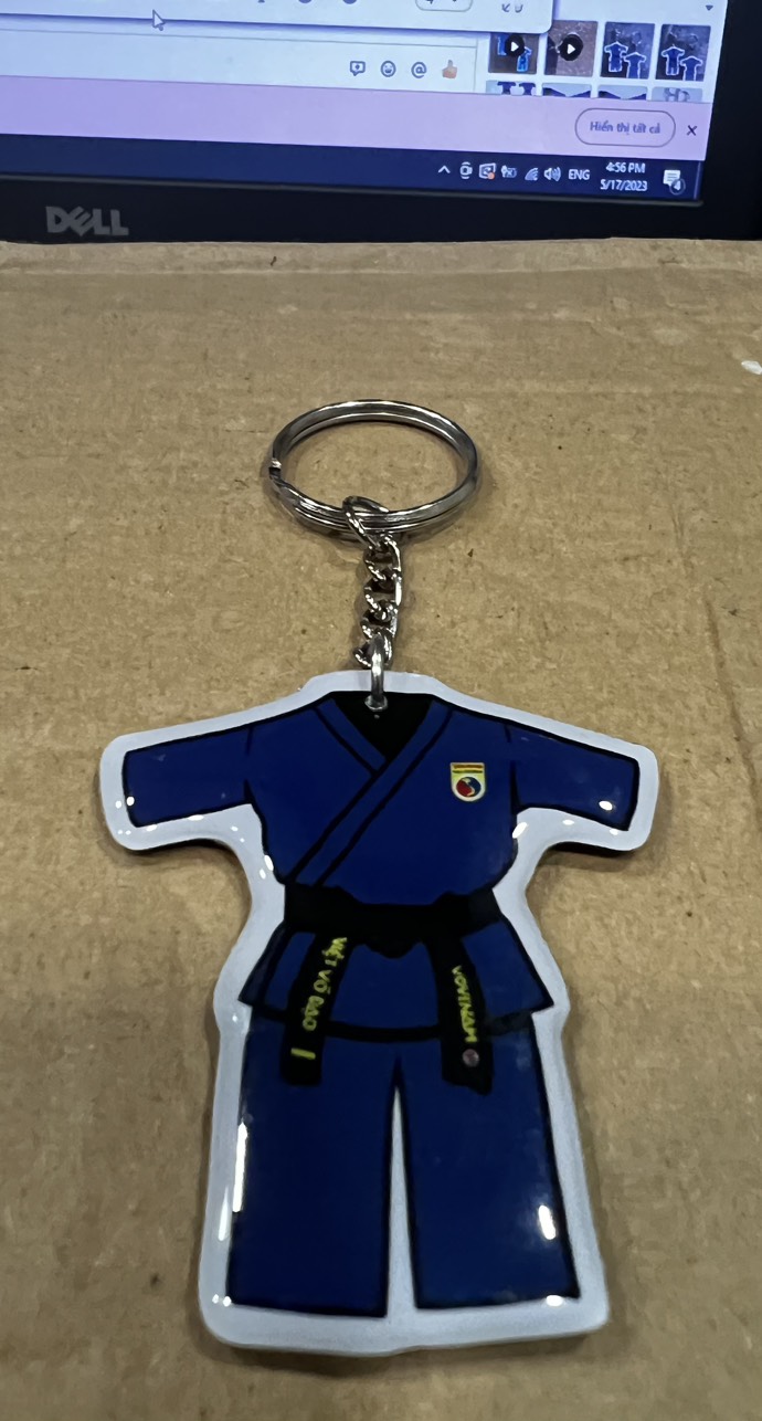 {Vovinam Keychain in the Shape of Martial Arts} Super Beautiful and Cute New 2025 Ailaikit