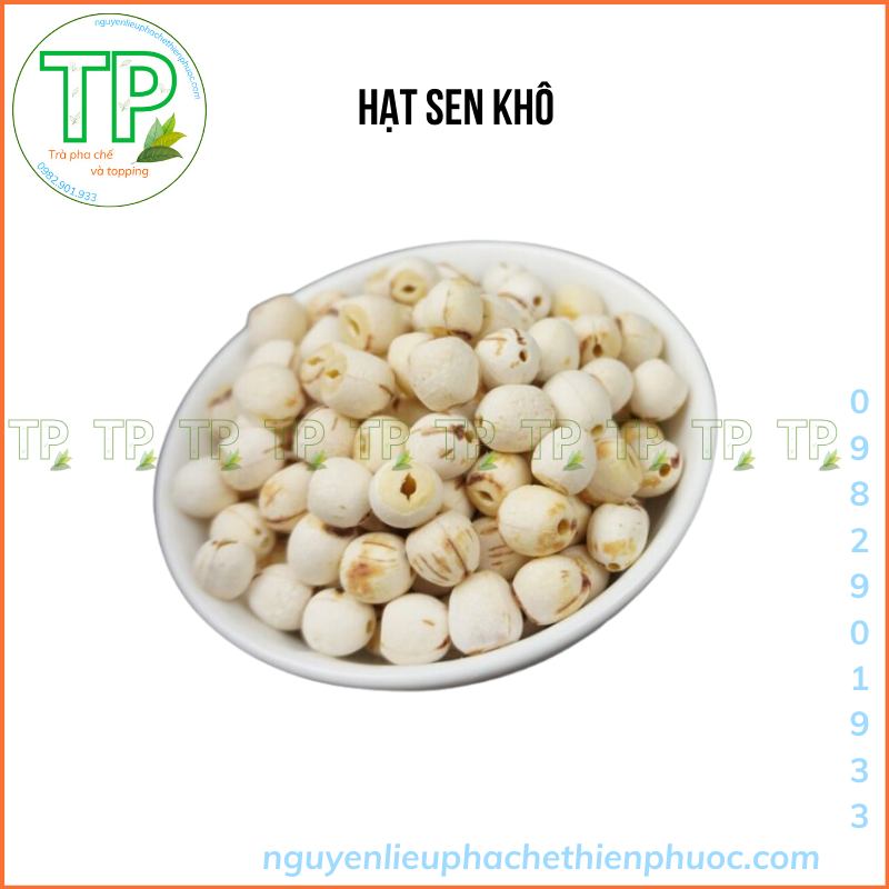 Hạt sen khô - 100g - dùng nấu chè nấu canh