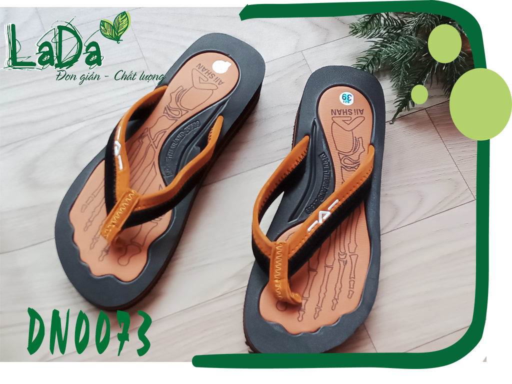 Dép Kẹp Xỏ Ngón 3 Phân Hình Bàn Chân [DN0073]