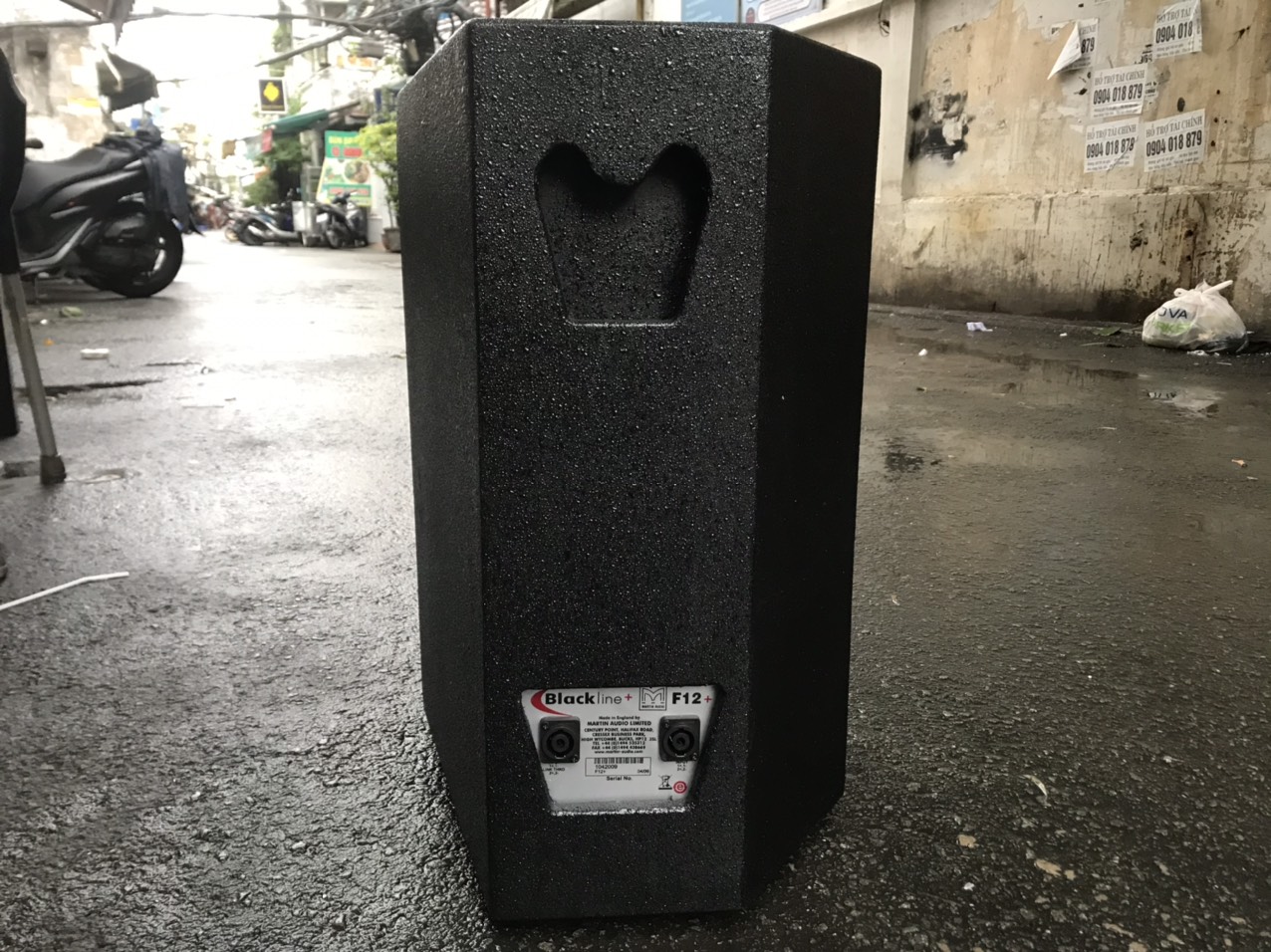 1 Cái Vỏ thùng sơn Bass 3 tấc ( Tặng tem loa Netxo + Trạm jack canon )