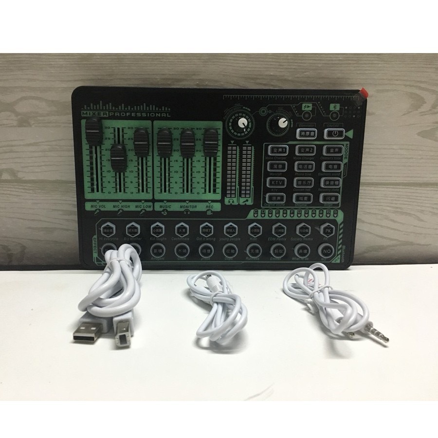 Sound card thu âm H9 livestraem có bluetooth