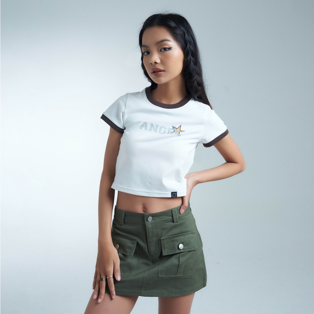 Áo Croptop PRADIES Bling Angel Phome Croptee