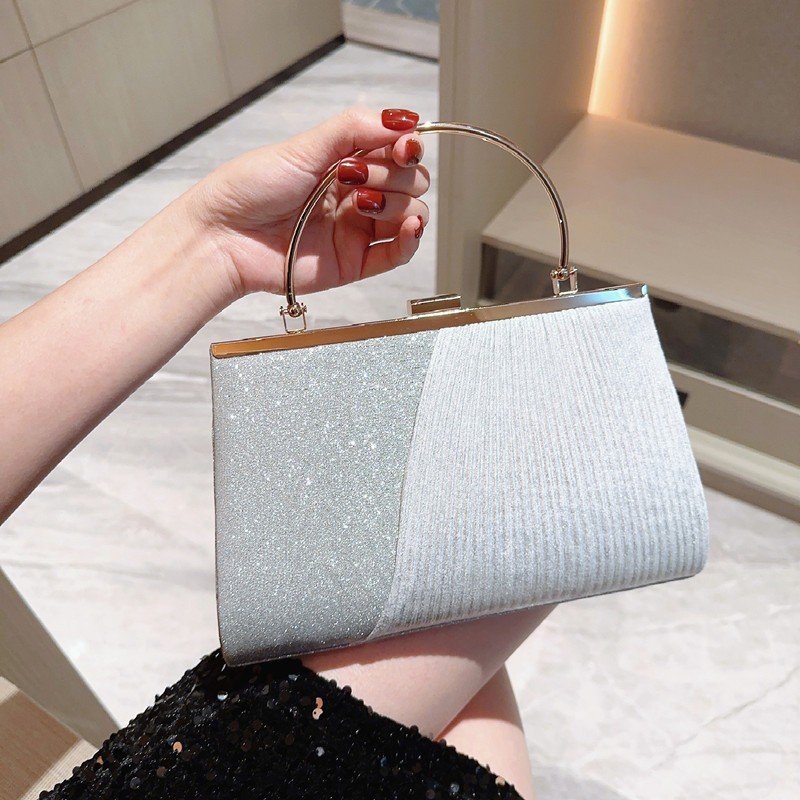 Clutch nữ dự tiệc có quai xách kim tuyến MIM CYN27