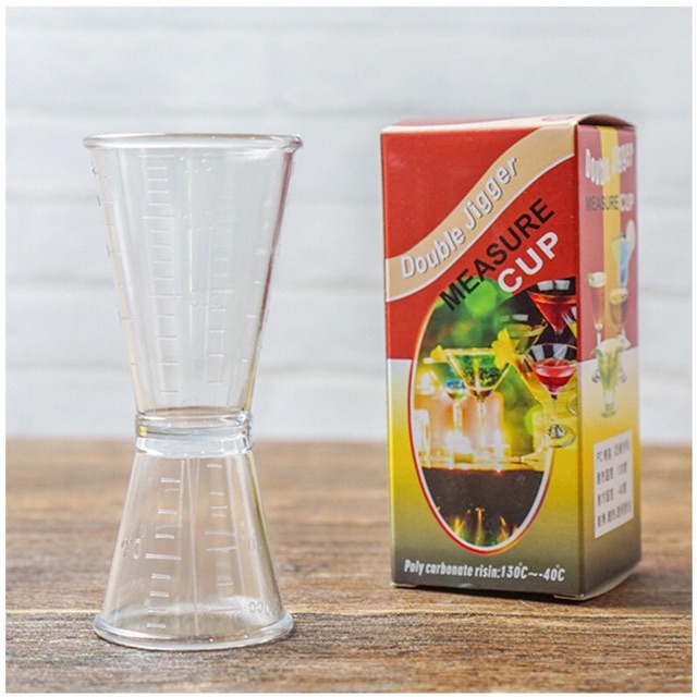 Ly đong nhựa 2 đầu 20-40cc