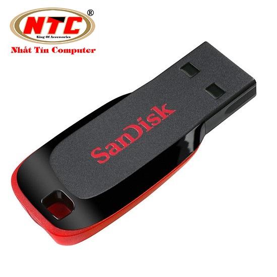 USB Sandisk Cruzer Blade CZ50 64GB (Đen) - Phụ Kiện 1986