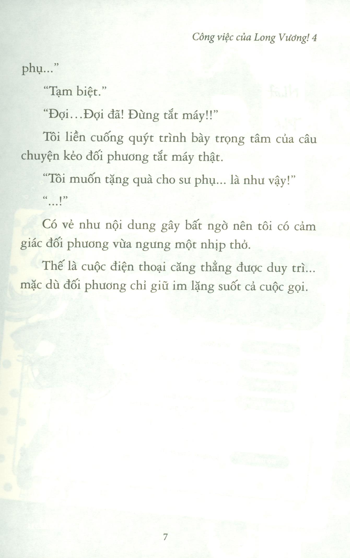 Công Việc Của Long Vương - Tập 4