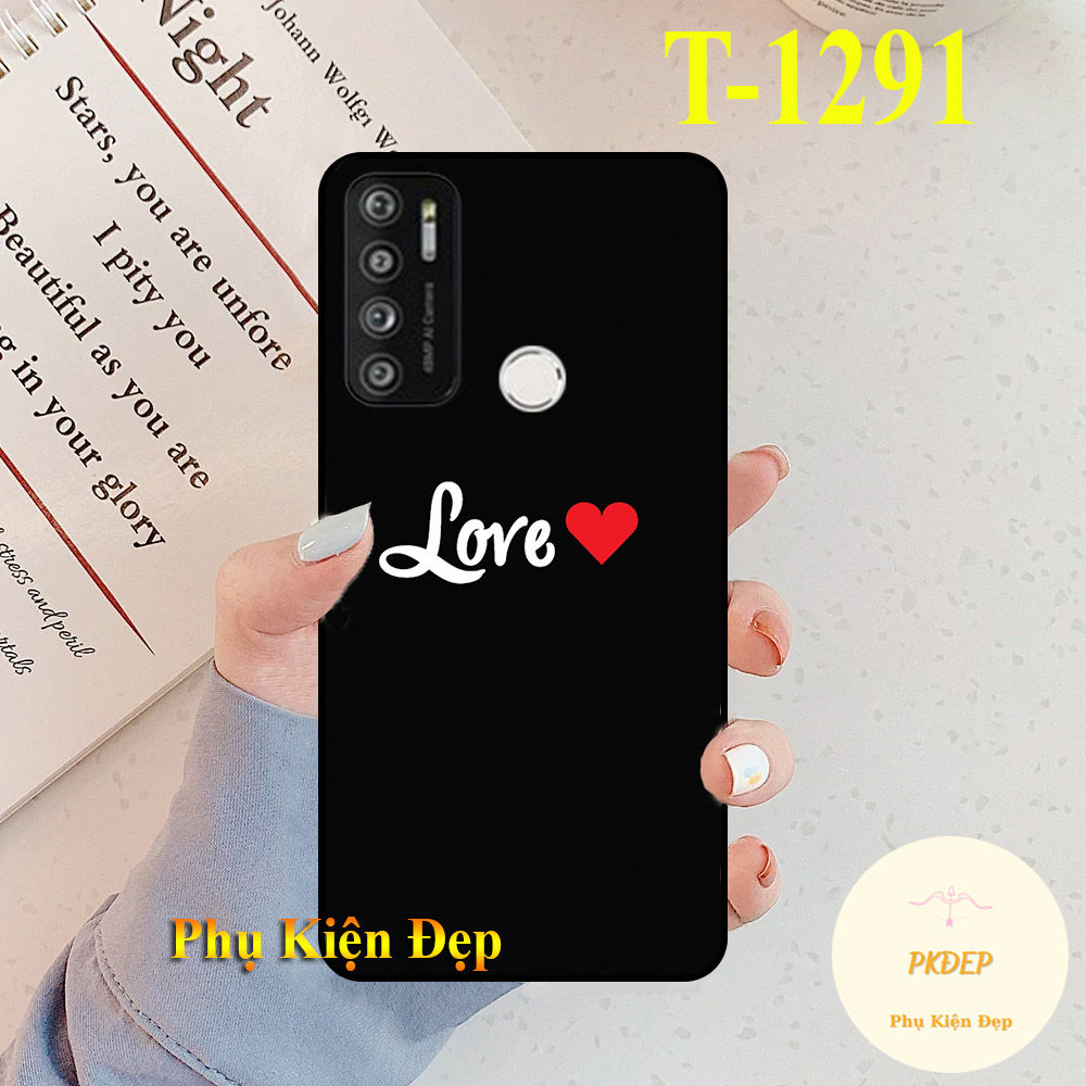 [HCM]Ốp lưng Vsmart Live 4 dẻo đen in hình cô gái thả thính