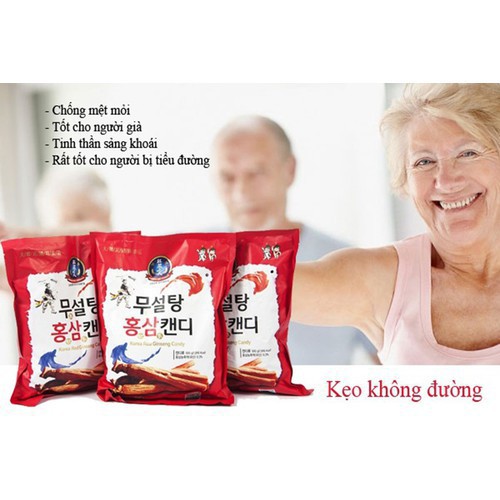 Kẹo Sâm Hàn Quốc 365 Không Đường Cao Cấp 500g